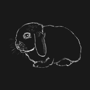 "LopBunny" Jamie's Hand-Drawn Rabbit Collection T-Shirt