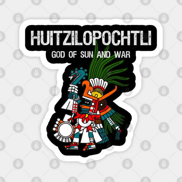 Huitzilopochtli God Of Sun And War Magnet by Styr Designs