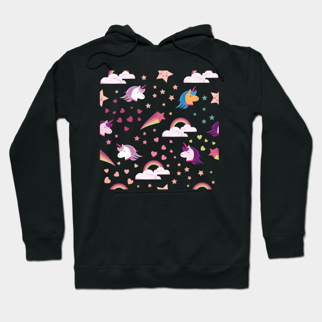 pink yellow blue hoodie
