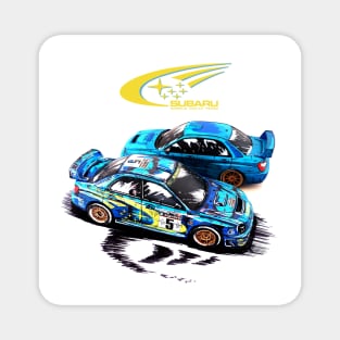 Animauto - Impreza WRC Bugeye 2001 Magnet