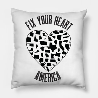 fix your heart america Pillow