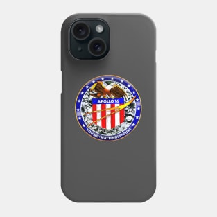 apollo 16 mission artwork Phone Case