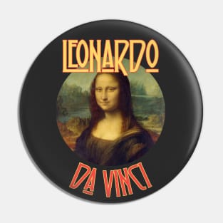 Leonardo DaVinci Rockstar Pin