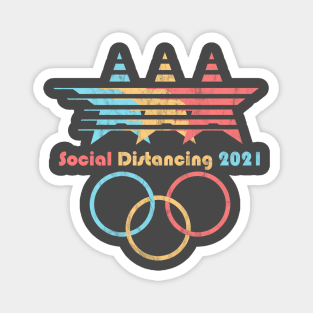 Social Distancing 2021 Magnet