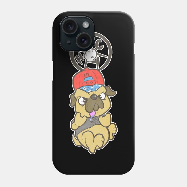 The Real Pug Rock Phone Case by silentrob668