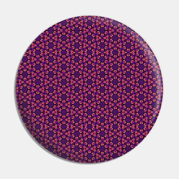 Intricate Purple Pattern Pin by Amanda1775