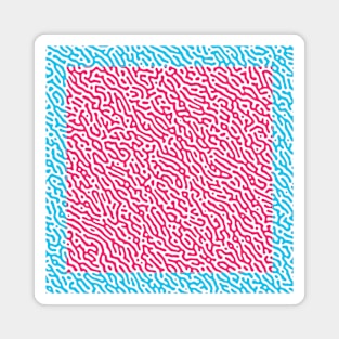 Pattern labyrinth Magnet