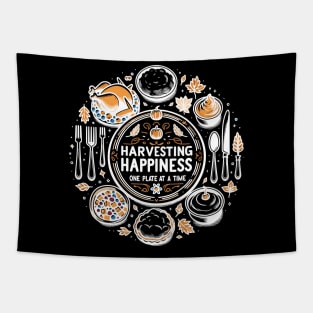 Harvesting Happiness One Plate at a Time Tapestry