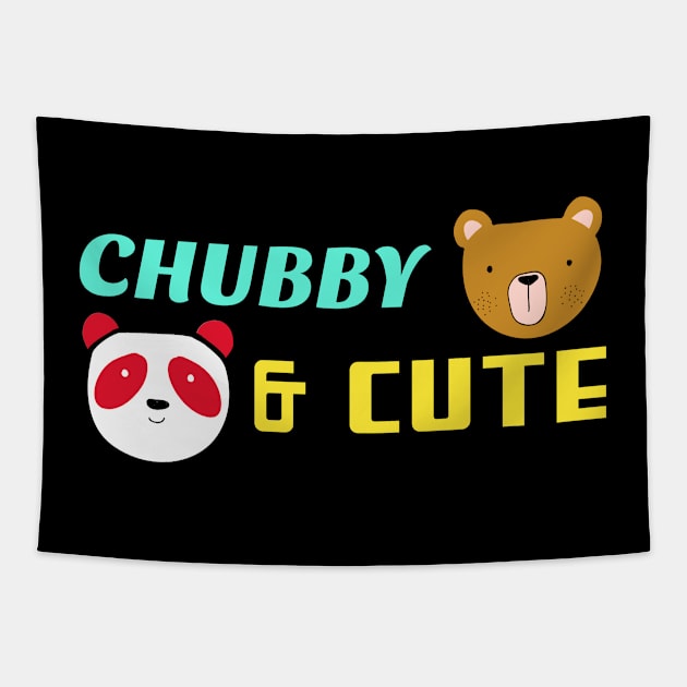 Chubby & Cute | Cute Baby Tapestry by KidsKingdom