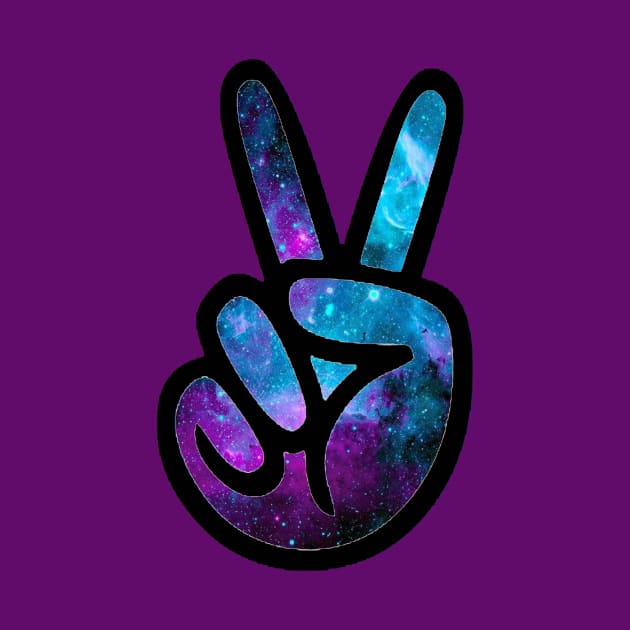 Galactic Peace Symbol by ARTWORKandBEYOND