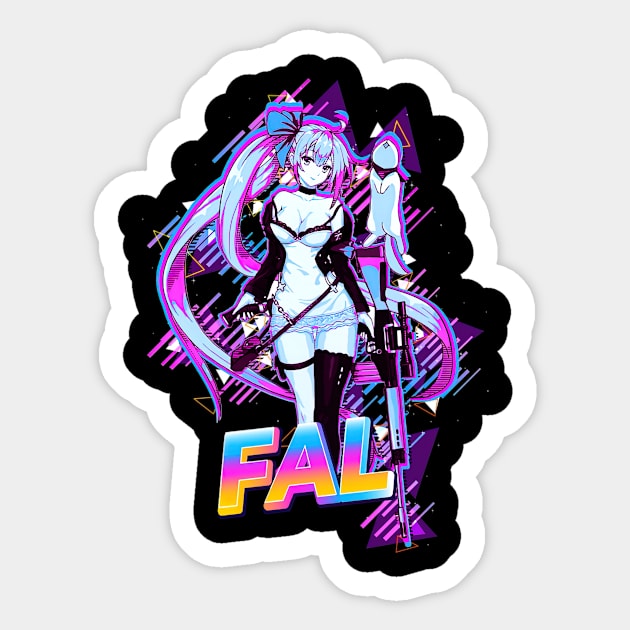 FAL girls frontline - Fal Girls Frontline - Sticker | TeePublic