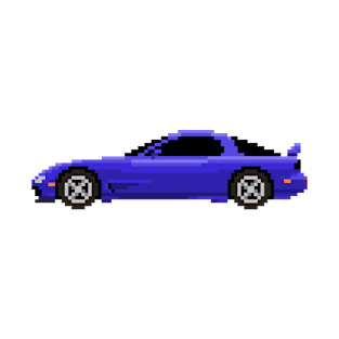 Mazda RX7 FD Pixelart T-Shirt