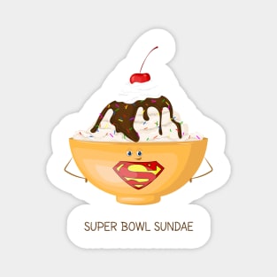 Super Bowl Sundae Magnet