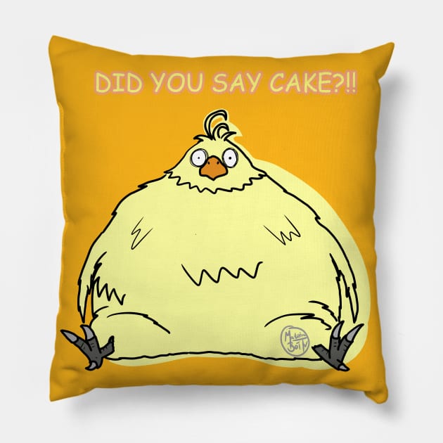 Choco-Chonk MateriaMerch Pillow by Materiaboitv