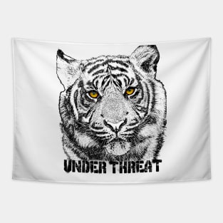 Save the tigers Tapestry