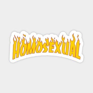 Homosexual Thrasher style Shirts Magnet