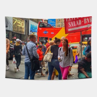 Times Square, Manhattan, New York City Tapestry