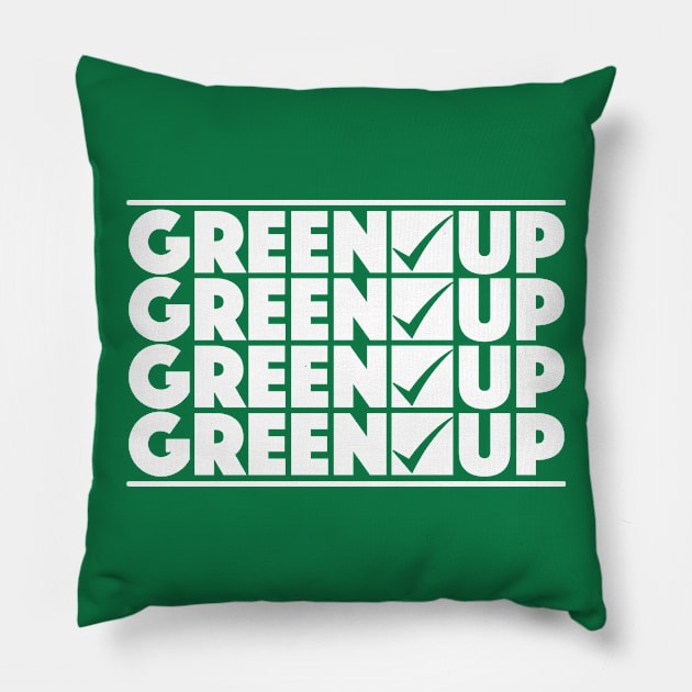 Green Up Pillow by SOCOMREMASTERED