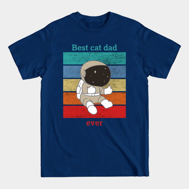 Disover Cat t shirt - Best cat dad - Cats - T-Shirt