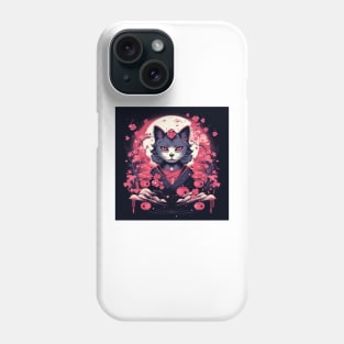 Geisha cat Nekomata Phone Case