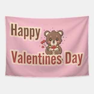 Happy Valentines Day Tapestry