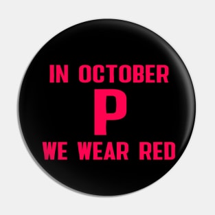 Philadelphia In october we wear red Pin