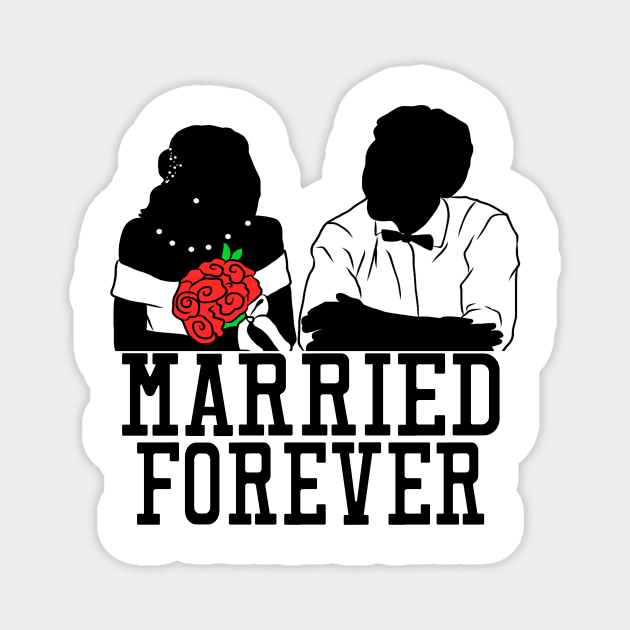 Wedding Marriage Marriage Wedding Ceremony Married Magnet by KK-Royal