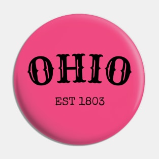 Ohio Est 1803 Pin