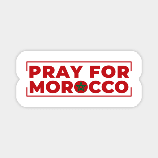 Pray for Morocco - Support Moroccans Magnet