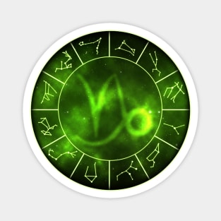 Capricorn Zodiac Symbol Magnet