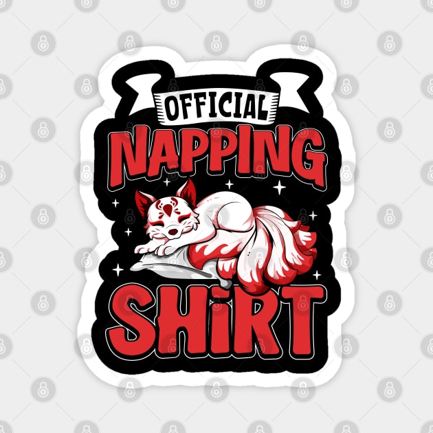Kitsune - Official Napping Magnet by Modern Medieval Design