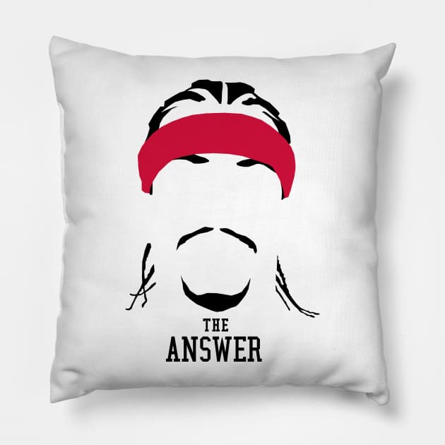 Allen "The Answer" Iverson Pillow by Center City Threads