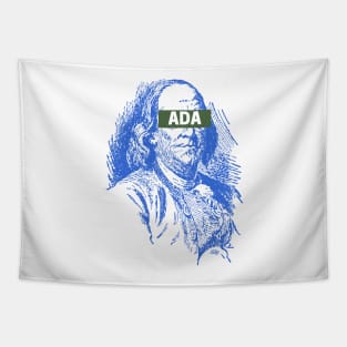 Benjamin Franklin with Cardano Tapestry