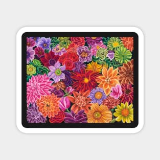 Floral in Living Color Magnet