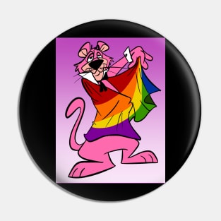 Snagglepuss for Pride even Pin