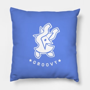 let's get groovy and Weird. Minimal, Funny Friday vibes Pillow