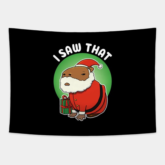 I saw that Capybara Christmas Tapestry by capydays