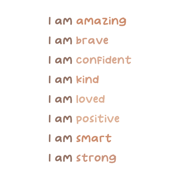 I am amazing self love confidence affirmation by SmallestMoment