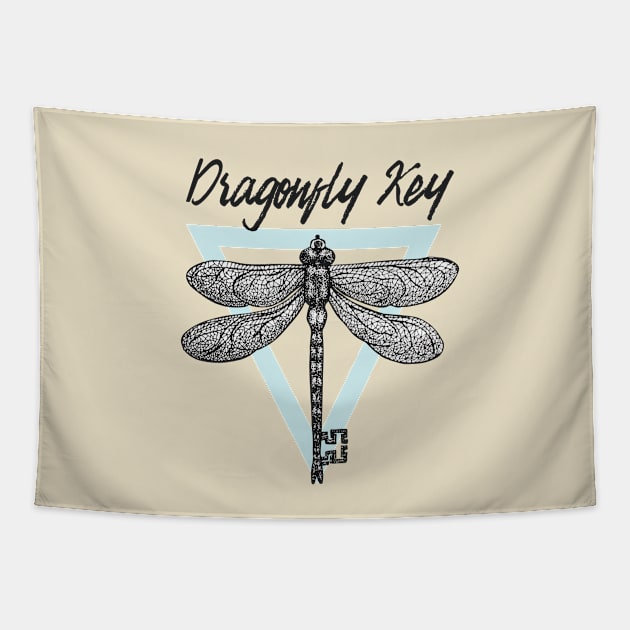 Dragonfly Key Tapestry by AlinaPlesia