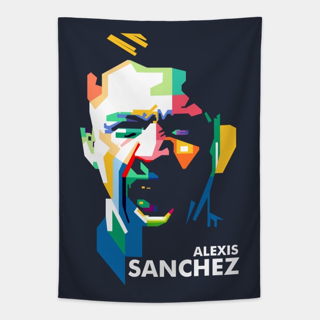 ALEXIS SANCHEZ Tapestry by erikhermawann22