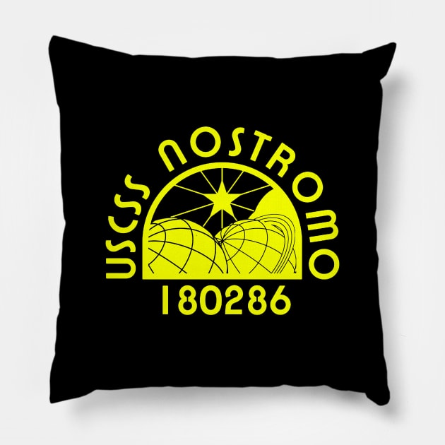 USCSS Nostromo Logo [Alien] Pillow by Mid-World Merch