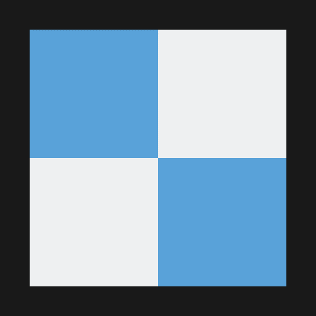 Co. Dublin GAA Blue and White Checkered Fan Flag by Culture-Factory