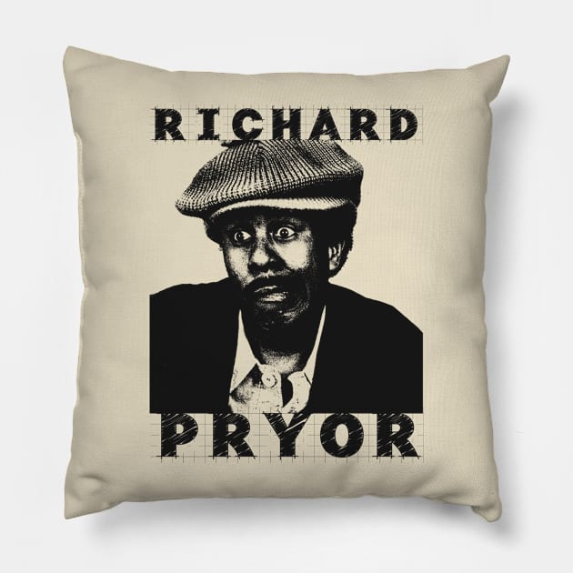 Richard Pryor Pillow by zonkoxxx