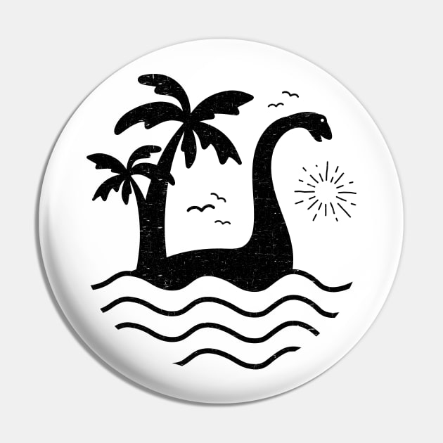 Loch Ness Monster Nessie Silhouette Pin by Tesszero