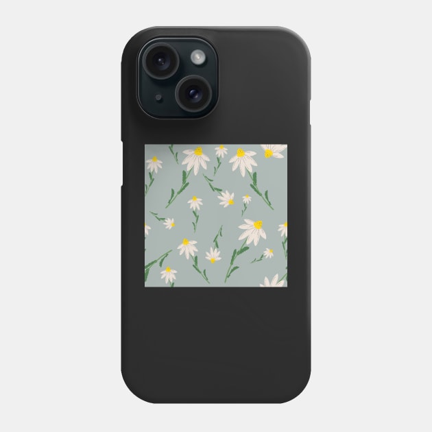 Subtle Daisies Phone Case by DiorelleDesigns