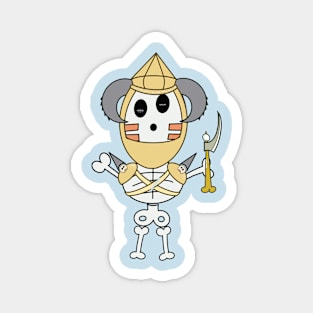 Cute skeletons doodle style Magnet