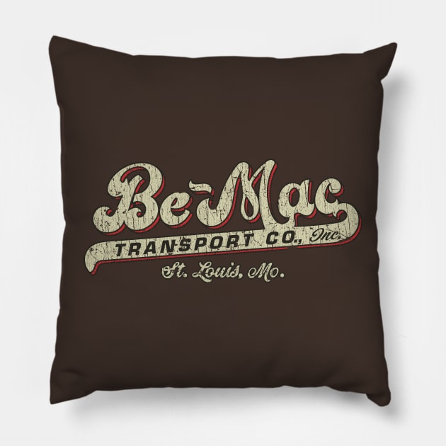 Be-Mac Transport Company, Inc. 1932 Pillow by JCD666