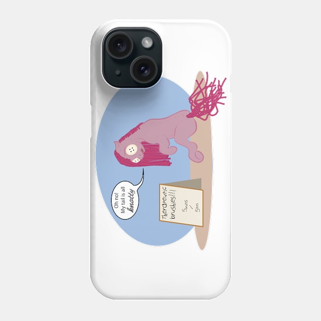 Knotty Plushiemena Phone Case by scorchedwing