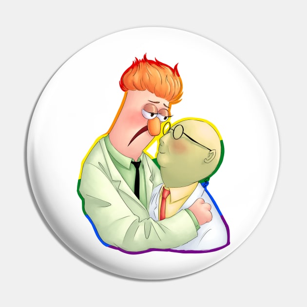 Beaker and Bunsen Pin by ConnorATerro