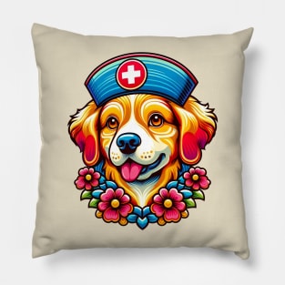 Nurse dog Pillow